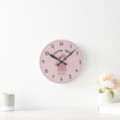 Country Spring Wall Clock Runde Wanduhr (Zuhause)