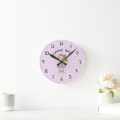 Country Spring Wall Clock Runde Wanduhr (Zuhause)