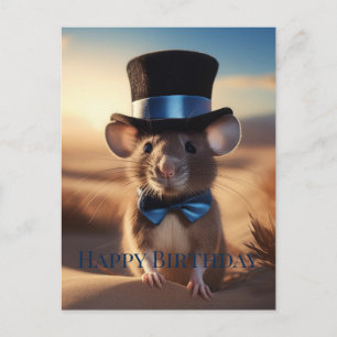 Country Squire Maus glücklich Geburtstag Postkarte