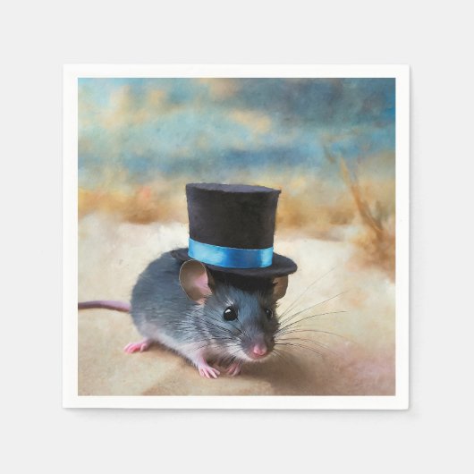 Country Squire Mouse Serviette (Vorderseite)