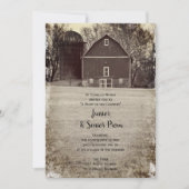 Country Stall Party Junior / Senior Prom Einladung (Vorderseite)