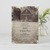 Country Stall Party Junior / Senior Prom Einladung (Stehend Vorderseite)