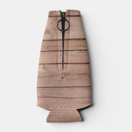 Country Stall Rustic Wood Monogramm Flasche Cooler Flaschenkühler (Rückseite)