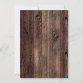 Country Stall String Lights Sonnenblume 50. Geburt Einladung (Rückseite)