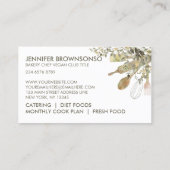 Country Style Bakery Koch Visitenkarte (Rückseite)