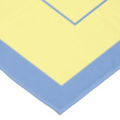 Country style, blau und gelb, Baumwolle Tischdecke (Schrägansicht)