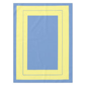 Country style, blau und gelb, Baumwolle Tischdecke (Vorderseite)