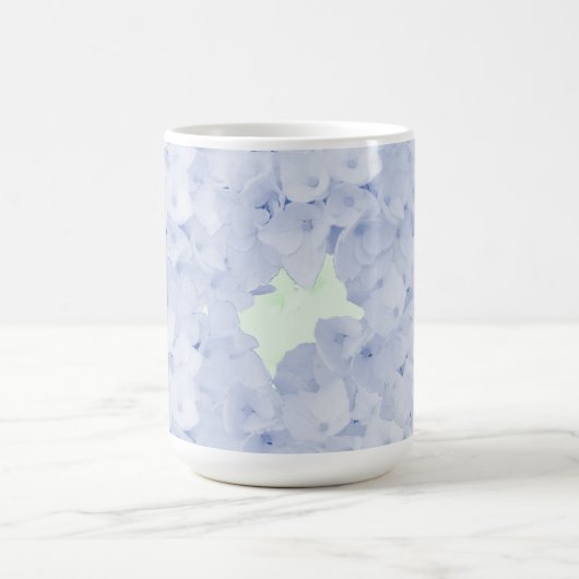 Country Style Blue Hydrangeas Coffee Tasse (Mittel)