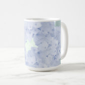 Country Style Blue Hydrangeas Coffee Tasse (VorderseiteRechts)