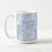 Country Style Blue Hydrangeas Coffee Tasse (Links)