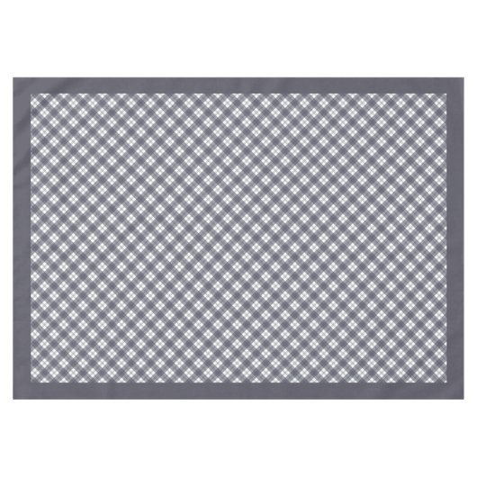Country Style Blue Karo Tablecloth for Rustic Tischdecke (Vorderseite (Horizontal))