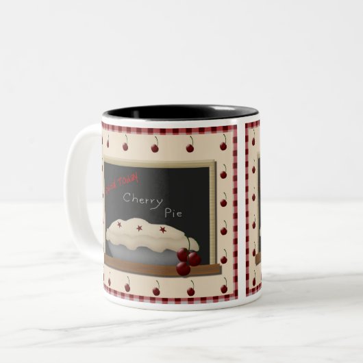 Country Style Cherry Pie Tasse (Vorderseite Links)