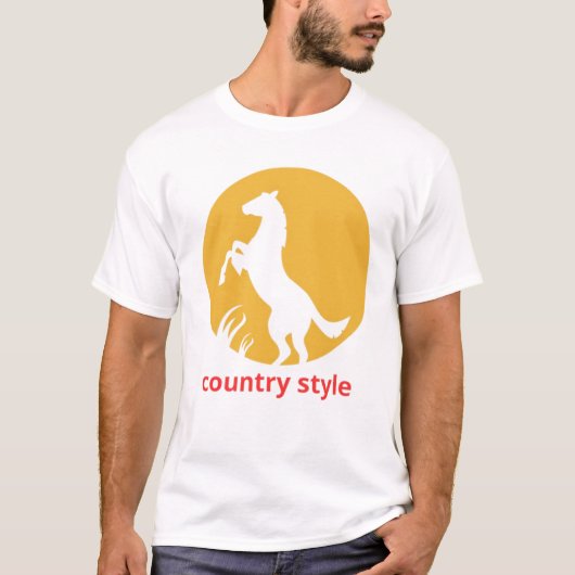 Country Style Design  T-Shirt (Vorderseite)