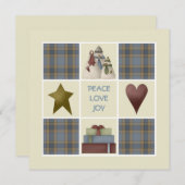 Country Style Feierlichkeiten Einladungen (Vorne/Hinten)