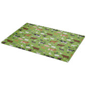 Country Style Glass Cutting Board - Küchendesign Schneidebrett (Ecke)