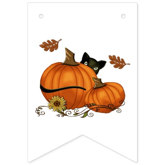 Country Style Halloween Wimpelkette (Erste Fahne)