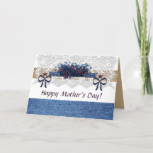 Country Style Happy Mother Day Card