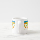 Country Style Marigolds Border Espresso Tasse (Rückseite)