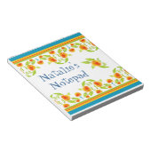 Country Style Marigolds Border Notepad oder Jotter Notizblock (angewinkelt)