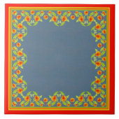 Country Style Marigolds Keramik Tile Fliese (Vorderseite)