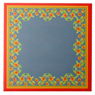 Country Style Marigolds Keramik Tile Fliese