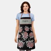 Country Style Pink Field Blume Bouquet Schürze (Getragen)