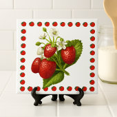 Country Style Strawberry Muster Keramik Tile Fliese