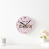Country Summer Wall Clock Runde Wanduhr (Zuhause)