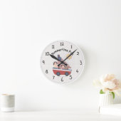 Country Summertime Fun Wall Clock Runde Wanduhr (Zuhause)