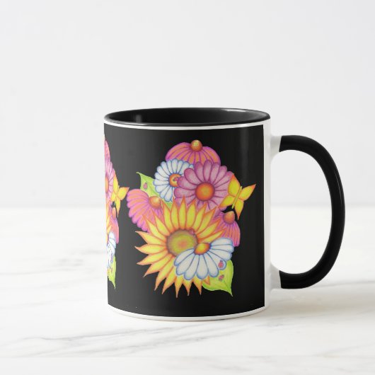Country Sunblumen Black Coffee Tasse (Rechts)