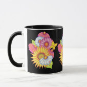 Country Sunblumen Black Coffee Tasse (Links)