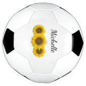 Country Sunblumen Niedlich Girly Personalisiert Fußball (Gedreht)
