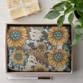 Country Sunflores Seidenpapier (Geschenk)