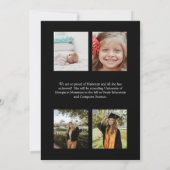 Country Sunflower Abschluss Ankündigung (Rückseite)