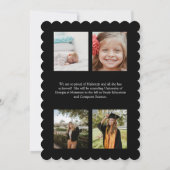 Country Sunflower Abschluss Ankündigung Scallop (Rückseite)