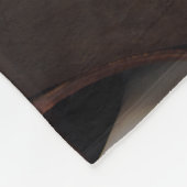 Country Sunflower and Lace Western Hochzeit Fleecedecke (Ecke)