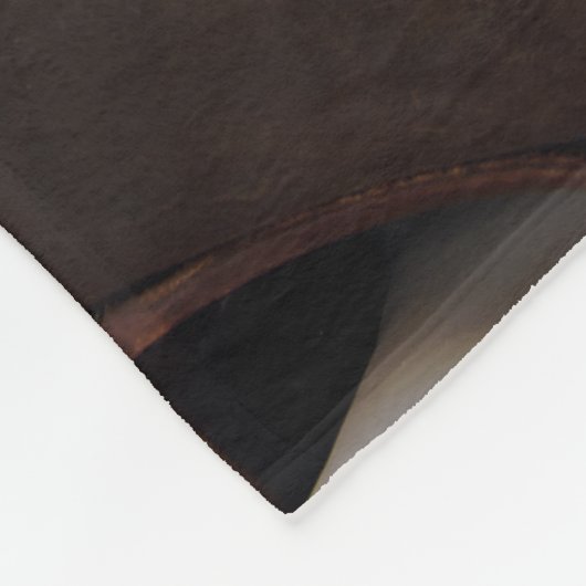 Country Sunflower and Lace Western Hochzeit Fleecedecke (Ecke)