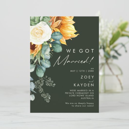 Country Sunflower | Ankündigung zur grünen Entwick (Stehend Vorderseite)