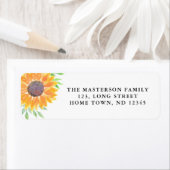 Country Sunflower Foliage Rücksendeadresse (Insitu)