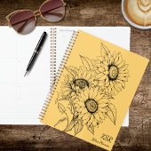 Country Sunflower Illustration Planer