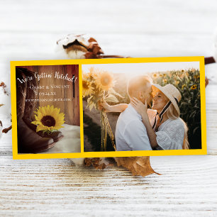Country Sunflower Ranch Hochzeit speichern Datum Save The Date
