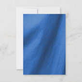 Country Sunflower & String Lights Wedding RSVP Karte (Rückseite)