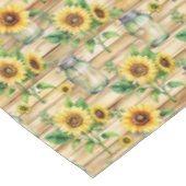 Country Sunflower Tischdecke (Schrägansicht)