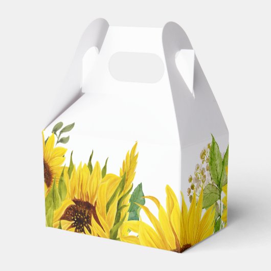 Country Sunflower Vielen Dank für Ihr Interesse Bo Geschenkschachtel (Rückseite)