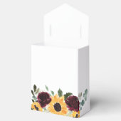 Country Sunflower Vielen Dank für Ihre Hochzeit Geschenkschachtel (Geöffnet)