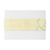 Country Sunflower Wedding Einladungsbanderole (Rückseitenbeispiel)