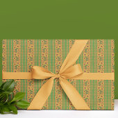 Country Sunflowers Yellow Green Check Mittlere Geschenktüte