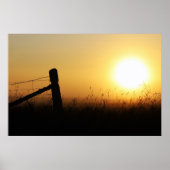 Country Sunrise Poster (Vorne)