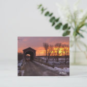 Country Sunrise Postkarte (Stehend Vorderseite)