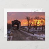 Country Sunrise Postkarte (Vorne/Hinten)